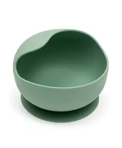 Babykom Groen - Siliconen met Zuignap en Antislip
