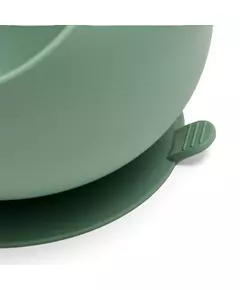 Babykom Groen - Siliconen met Zuignap en Antislip