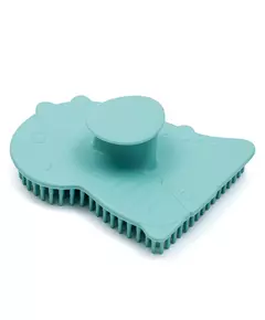 Babyborstel Blauw - Siliconen voor Gevoelige Huid