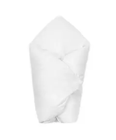 Luxe wikkeldeken ganzendons 80x80 cm - Wit