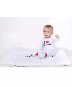 Babymaillot - I Love Mum and Dad - Katoen - Maat 68 (4-6 maanden)
