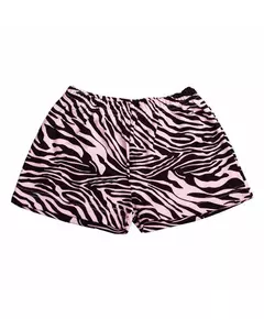 Korte Broeken - Zebra Patroon - 100% Katoen - Elastische Tailleband