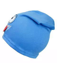 Kinderbeanie - Lichtblauw - Maat 110 (4-5 jaar) - 100% Katoen