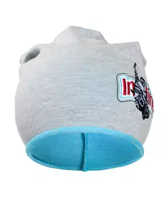 Hondenhoodie - Grijs met blauw accent - Geborduurd - Maat S