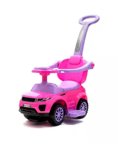3-in-1 Loopauto Roze - Duwwagen, Loopwagen & Speelauto