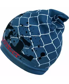 Muts - Blauw - Hekpatroon - 3-4 jaar (maat 104) - Baby cap