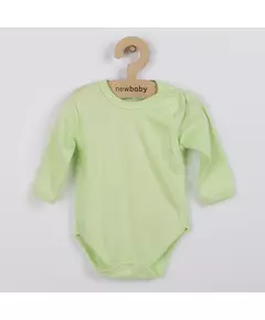 Babybody - Maat 50 - Mintgroen - Lange mouwen - 100% katoen