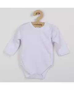 Baby body - Wit - Maat 50 - Lange mouwen - Katoen - Baby kleding