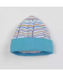 Babymutsje - Turquoise - Maat 68 (4-6 maanden) - Katoen