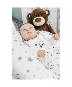 Baby Romper - Muzikaal Thema - Wit Katoen - Maat 74 (6-9m)