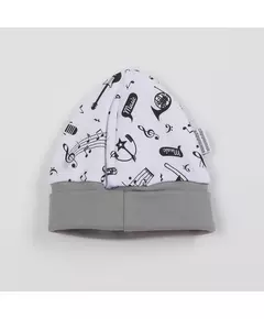 Baby Accessoires - Baby Muts - Muziek Thema - Katoen - Size 68 (4-6 maanden)