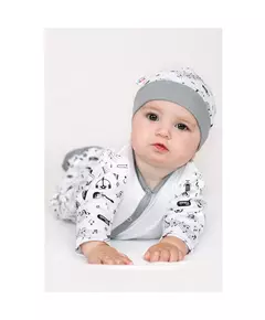 Babyvestje - 100% Katoen - 62 (3-6 maanden) - Muzikale Print