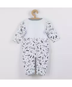 Baby Clothing - Baby cotton jumpsuit - Music thema - Maat 80 (9-12 maanden)