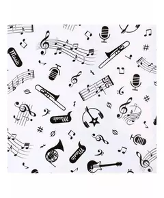 Baby Clothing - Baby cotton jumpsuit - Music thema - Maat 80 (9-12 maanden)