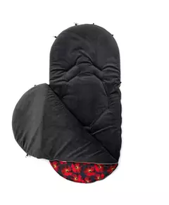 Winter voetenzak rood - fleece & antiallergisch