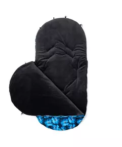 Voetenzak Blauw - Fleece met Minky Voering, Wasbaar