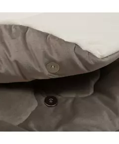 Voetenzak Bruin-Ecru Velvet voor Buggy - Universeel