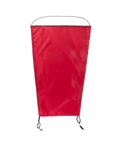 Basic zonnescherm voor kinderwagen rood – verstelbare bescherming tegen zon en wind