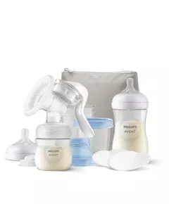 Philips Avent handkolf starterset - Inclusief flessen, bewaarbekers, zoogcompressen en accessoires