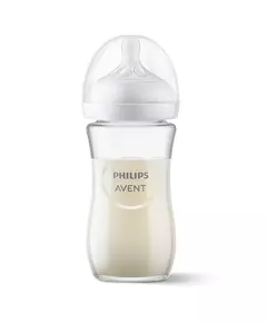 Philips Avent babyfles glas Natural Response - 240 ml - Vanaf 1 maand
