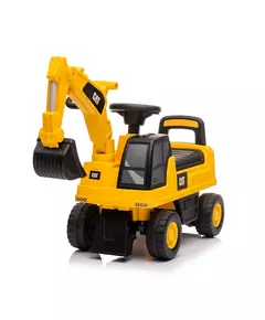 Caterpillar Loopauto Geel – Loopwagen met Graafarm – Stoere Kinderauto