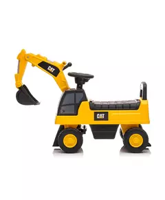 Caterpillar Loopauto Geel – Loopwagen met Graafarm – Stoere Kinderauto