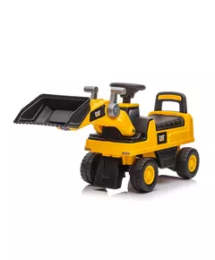 Caterpillar Loopauto Geel – Loopwagen met Geluid en Opbergruimte