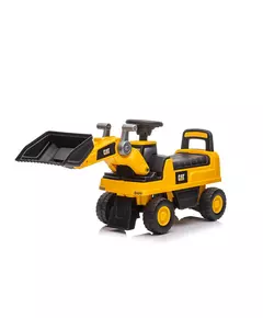 Caterpillar Loopauto Geel – Loopwagen met Geluid en Opbergruimte