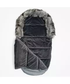 Universele grijze fleece voetenzak voor buggy