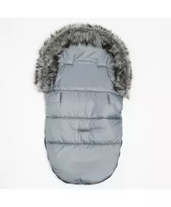 Universele grijze fleece voetenzak voor buggy