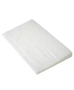 Basic baby hoofdkussen - wigvormig wit 59x37 cm