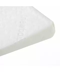 Basic baby hoofdkussen - wigvormig voor kinderwagen wit 30x37 cm