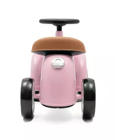 Retro Loopauto Roze – Loopwagen met Geluid en Opbergruimte
