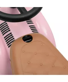 Retro Loopauto Roze – Loopwagen met Geluid en Opbergruimte