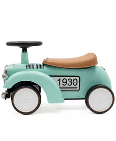 Retro Loopauto Mint – Loopwagen met Geluid en Opbergruimte