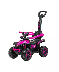 Mega Loopauto Roze – Met Duwstang en Geluid – Max. 30 kg
