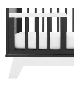 Ledikant MARCUS - 120 x 60 cm - Grafiet/Wit - Met Sofafunctie