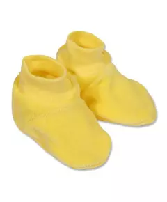 babyslofjes - geel - maat 62 (3-6 maanden) - 80% katoen, 20% polyester