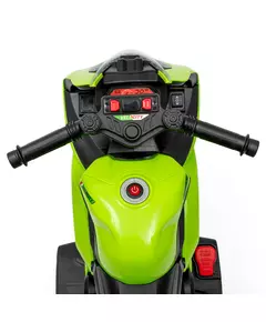 Supersport Elektrische Kinder Motor Groen – Met Geluid en Zijwieltjes