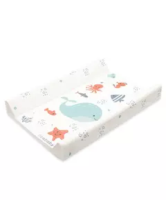 Aankleedkussen - 70x47cm - Waterproof - Oceaandieren Design