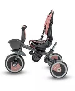 5-in-1 RELAX Driewieler Roze – Verstelbaar, Duwstang en 360° Draaiend Zitje