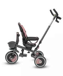 5-in-1 RELAX Driewieler Roze – Verstelbaar, Duwstang en 360° Draaiend Zitje