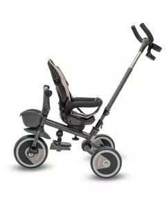 5-in-1 RELAX Driewieler Beige – Verstelbaar, 360° Draaibaar Zitje en Duwstang