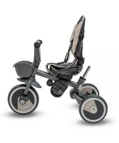 5-in-1 RELAX Driewieler Beige – Verstelbaar, 360° Draaibaar Zitje en Duwstang