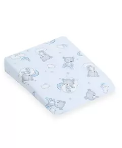 BASIC kussensloop voor wigkussen blauw 30x37 cm – zacht en huidvriendelijk
