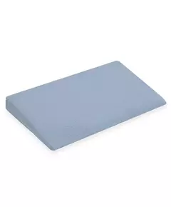 Katoenen kussensloop voor wigkussen 59x37 cm blauw