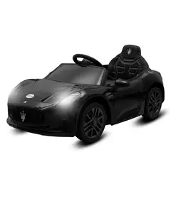Elektrische Speelauto Maserati GranTurismo Zwart – Luxe Kindervoertuig met Afstandsbediening