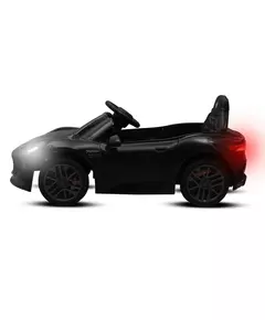 Elektrische Speelauto Maserati GranTurismo Zwart – Luxe Kindervoertuig met Afstandsbediening
