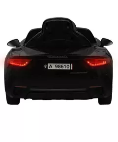 Elektrische Speelauto Maserati GranTurismo Zwart – Luxe Kindervoertuig met Afstandsbediening