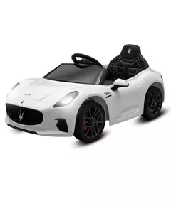 Elektrische Speelauto Maserati GranTurismo Wit – Luxe Kindervoertuig met Afstandsbediening